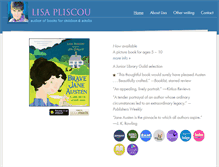 Tablet Screenshot of lisapliscou.com